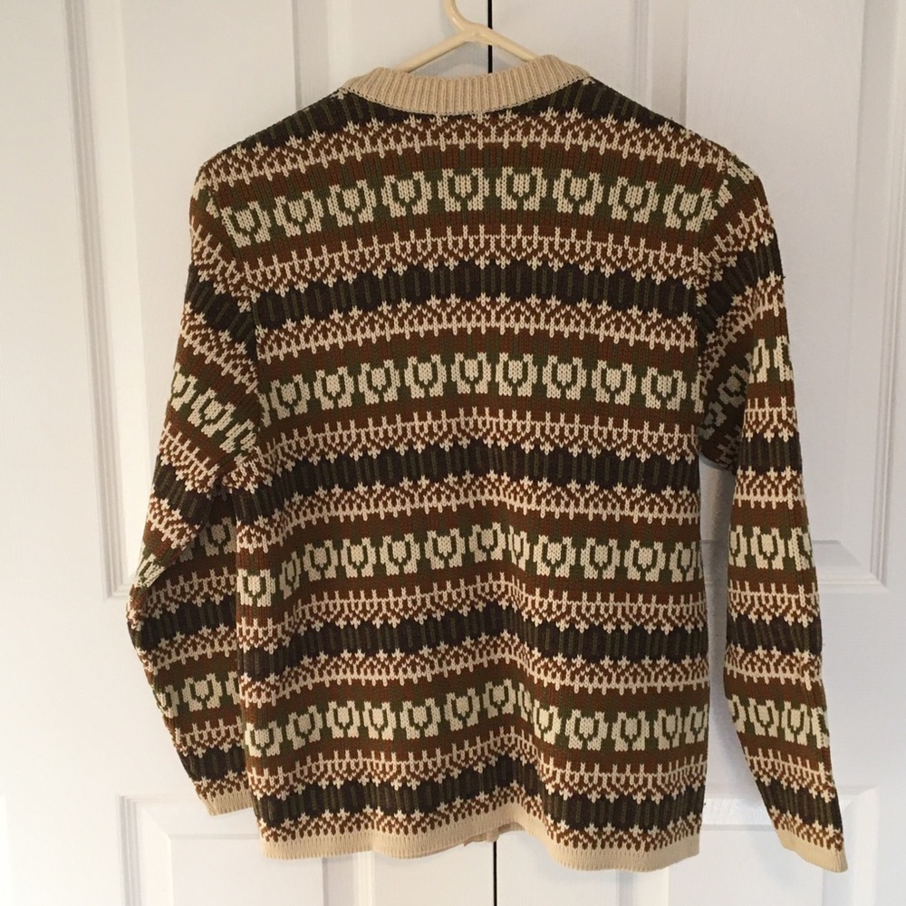 Vintage Australian Wool Norwegian Inspired Cardi - Picture 2 of 16
